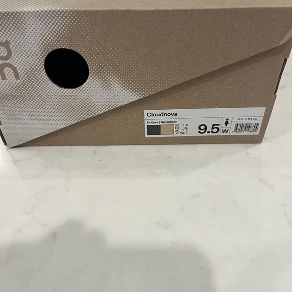 On Running Women’s Black and Tan Athletic Sneakers - Picture 3 of 3